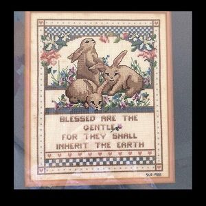 A beautiful example of handmade needlepoint from Switzerland, Germany.EUC ‘88.